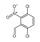 3,6-二氯-2-硝基苯甲醛 结构式