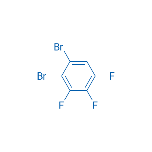 1,2-二溴-3,4,5-三氟苯 结构式