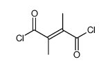 (E)-2,3-二甲基-2-丁烯二酰氯 结构式