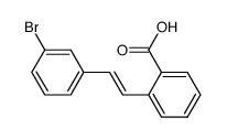 2-[2-(3-溴苯基)乙烯基]苯甲酸 结构式