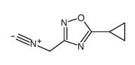 5-环丙基-3-(异氰甲基)-1,2,4-恶二唑 结构式