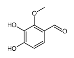 3,4-二羟基-2-甲氧基苯甲醛 结构式