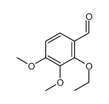 2-乙氧基-3,4-二甲氧基苯甲醛 结构式