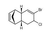 7-溴-6-氯-1,4,4a,5,6,8a-六氢-1,4-亚甲基萘 结构式