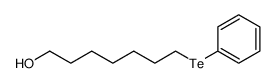 7-苯基碲基-1-庚醇 结构式
