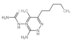 2,2'-(1-甲基-2-戊基-1,2-亚乙基)双(硫代氨基甲酰肼) 结构式