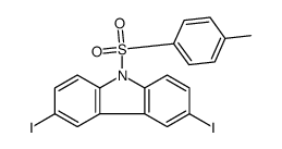 9H-Carbazole, 3,6-diiodo-9-[(4-methylphenyl)sulfonyl]- 结构式