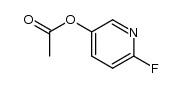 6-氟-3-吡啶醇乙酸酯 结构式