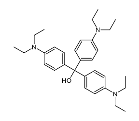 三[4-(二乙氨基)苯基]甲醇 结构式