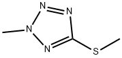 2-甲基-5-(甲硫基)-2H-四氮唑 结构式