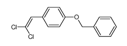 1-(2,2-二氯乙烯基)-4-苄氧基苯 结构式