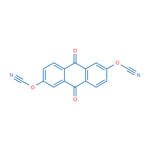 2,6-二氰酸根蒽醌 结构式