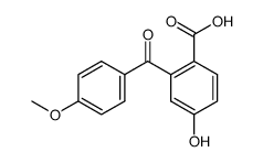 4-羟基-2-(4-甲氧基苯甲酰基)苯甲酸 结构式