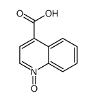 4-Quinolinecarboxylic acid, 1-oxide 结构式