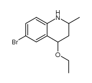 6-溴-4-乙氧基-2-甲基-1,2,3,4-四氢喹啉 结构式