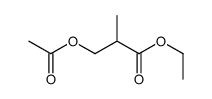 3-乙酰氧基-2-甲基丙酸乙酯 结构式