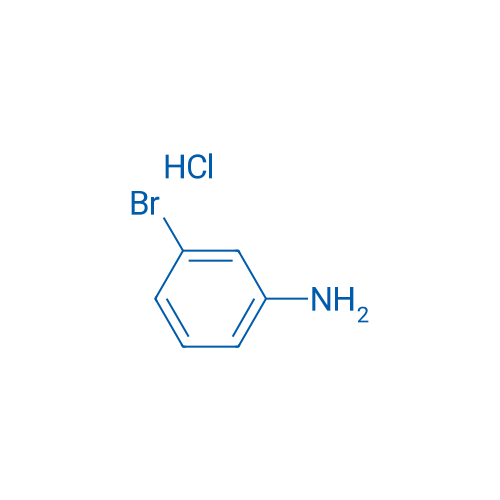 3-溴苯胺盐酸盐 结构式