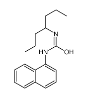 Urea, N-1-naphthalenyl-N'-(1-propylbutyl)- 结构式
