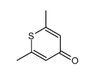 2,6-二甲基-4H-噻喃-4-酮 结构式