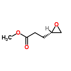 (S)-3-(环氧乙烷-2-基)丙酸甲酯 结构式