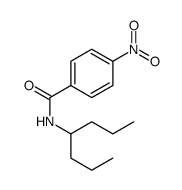 4-Nitro-N-(1-propylbutyl)benzamide 结构式