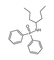 Phosphinic amide, P,P-diphenyl-N-(1-propylbutyl)- 结构式