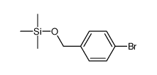 (4-溴苄氧基)三甲基硅烷 结构式