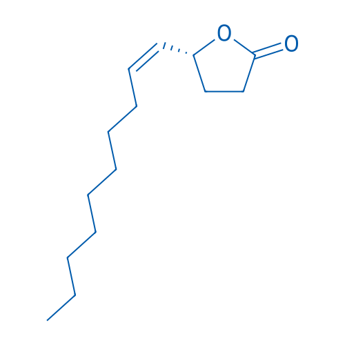 (R,Z)-5-(癸-1-烯-1-基)二氢呋喃-2(3H)-酮 结构式