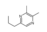 2,3-二甲基-5-丙基-吡嗪 结构式