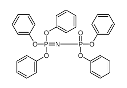 Phosphorimidic acid, (diphenoxyphosphinyl)-, triphenyl ester (9CI) 结构式