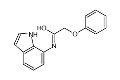 N-(1H-INDOL-7-YL)-2-PHENOXYACETAMIDE 结构式