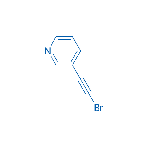 Pyridine, 3-(bromoethynyl)- (9CI) 结构式
