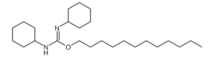 N,N'-二环己基氨基甲酸脒十二烷基酯 结构式