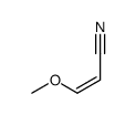 顺-3-甲氧基丙烯腈 结构式
