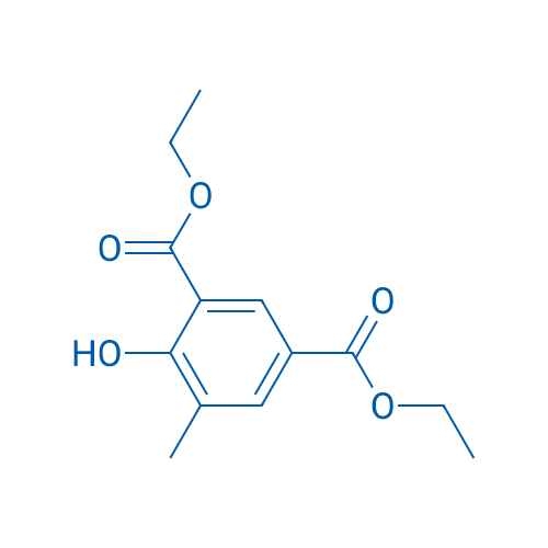 4-羟基-5-甲基-异邻苯二甲酸二乙酯 结构式