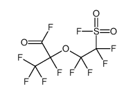 2,3,3,3-四氟-2-[1,1,2,2-四氟-2-(氟磺酰基)乙氧基]丙酰氟 结构式