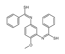 Benzenecarbothioamide, N,N'-(4-methoxy-1,3-phenylene)bis- 结构式