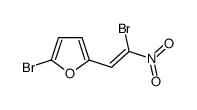 1-(5-溴呋喃-2-基)-2-溴-2-硝基乙烯 结构式