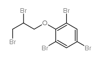 (2,3-二溴丙基)(2,4,6-三溴苯基)醚 结构式