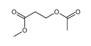 3-乙酰氧基丙酸甲酯 结构式