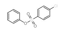 4-氯苯磺酸苯酯 结构式