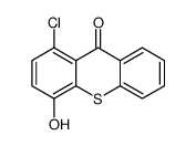 9H-Thioxanthen-9-one, 1-chloro-4-hydroxy- 结构式