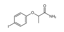 2-(4-碘苯氧基)丙酰胺 结构式