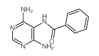 N-(4,6-二氨基-5-嘧啶基)苯甲酰胺 结构式