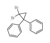 (2,2-二溴环丙烷-1,1-二基)二苯 结构式