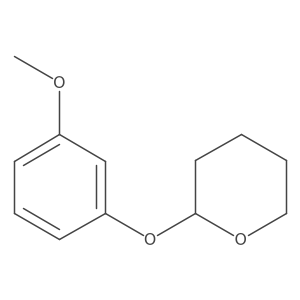 2H-Pyran, tetrahydro-2-(3-methoxyphenoxy)- 结构式