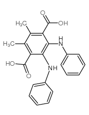 2,5-二[(4-甲基苯基)氨基]-1,4-苯二甲酸 结构式
