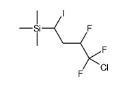Silane, (4-chloro-3,4,4-trifluoro-1-iodobutyl)trimethyl- 结构式