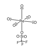 五羰基三氟甲磺酸铼(I) 结构式