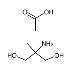 2-氨基-2-甲基-1,3-丙二醇乙酸盐 结构式